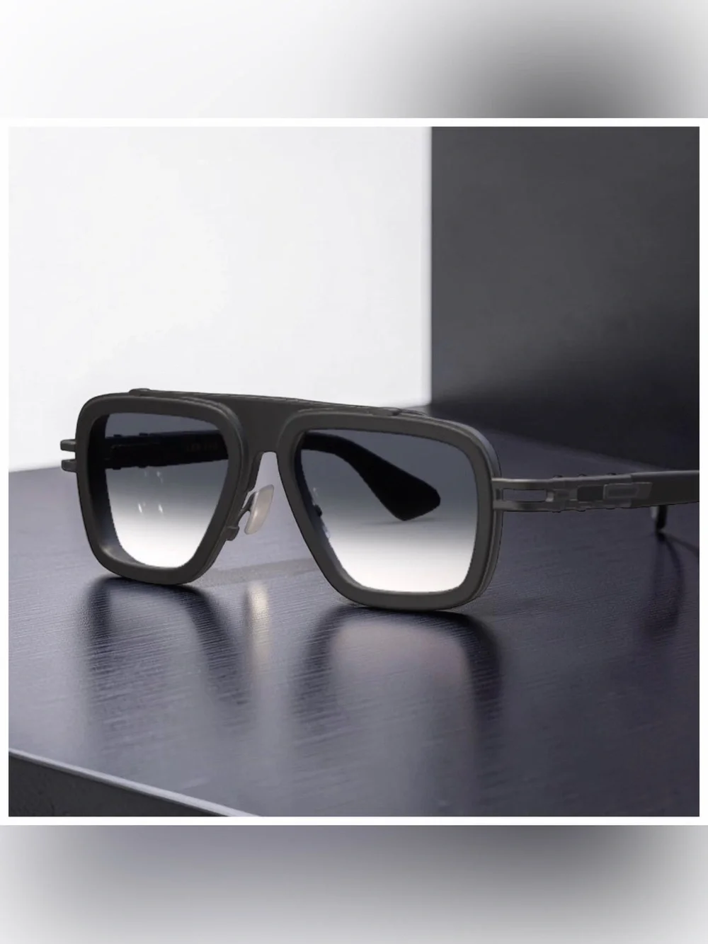 DITA LXN-EVO | Matte Black - Black Iron w/Dark Grey to Clear Gradient Lenses